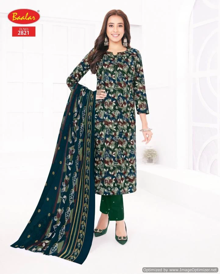 Baalar Zaara Vol 28 Cotton Wholesale Readymade Salwar Suit Catalog — Wholesale Salwar Suits, MPA wholesale from Surat — view 8